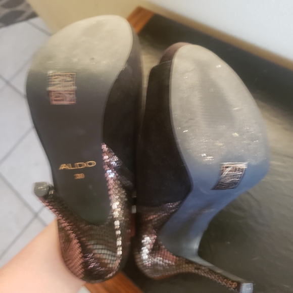 Aldo Snakeskin Design High Heels SIZE 8.5 - Picture 5 of 6